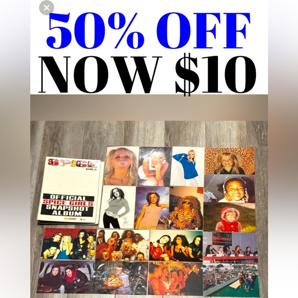 Spice Girls Other - SPICE GIRLS All 17 1997 Music Concert Tour Vintage Photo Cards Album Book